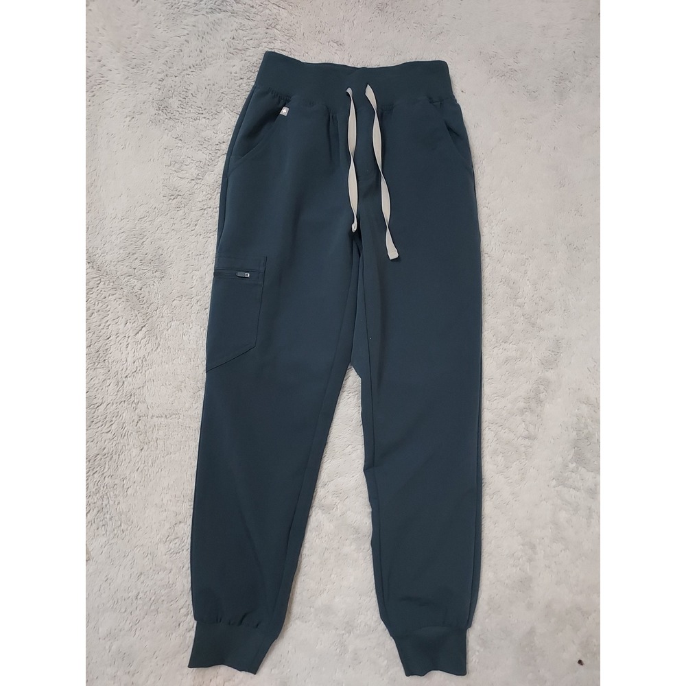 Figs HW Zamora Joggers Womens XXS Technical Collection Scrub Pants Blue Nurse
